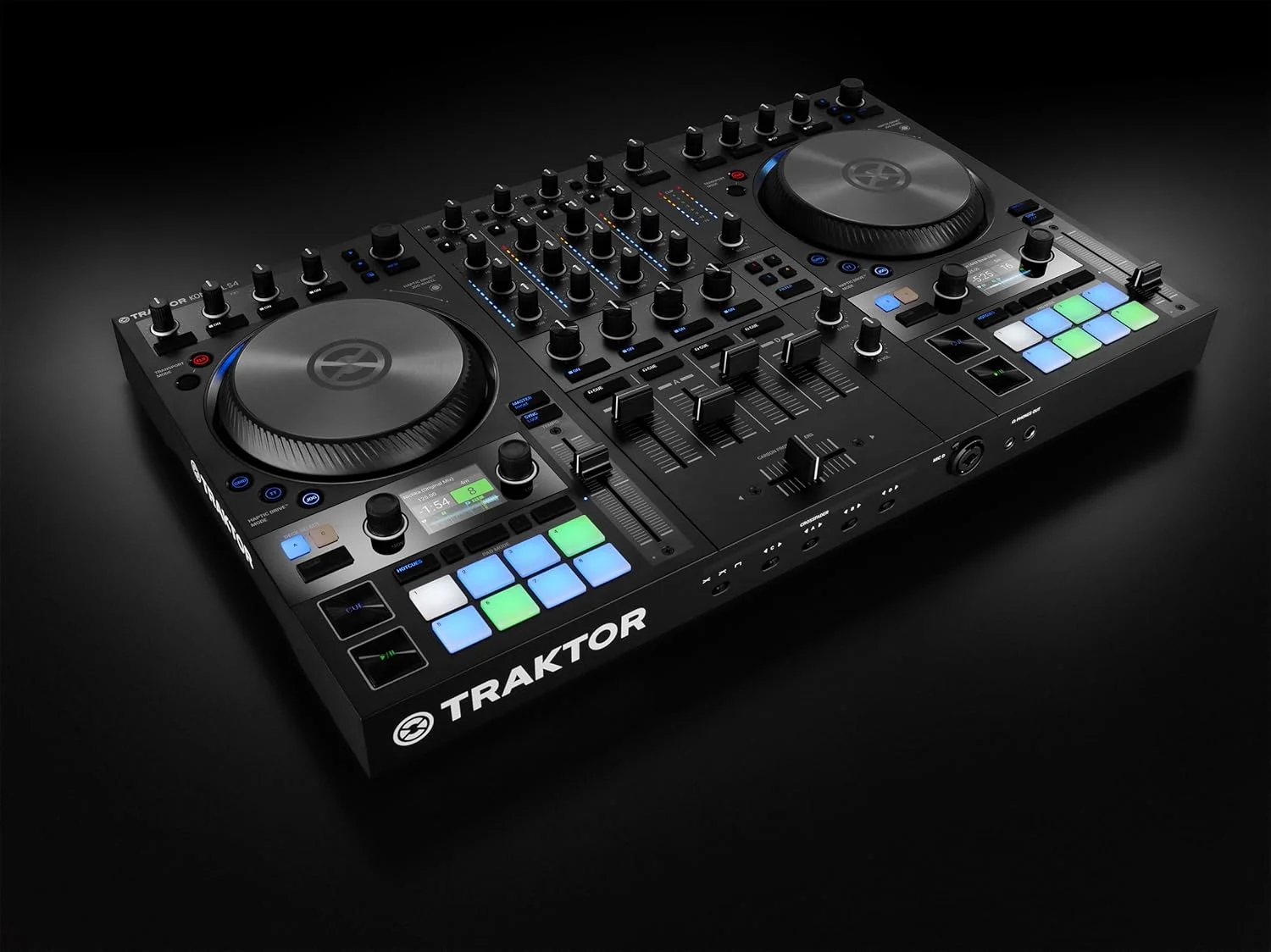 کنترلر دیجی 4 کاناله Native Instruments Traktor Kontrol S4 MK3، سطح کنترل دیجی USB کامل 4 دک، رابط صوتی و سیستم نرمافزاری برای مک و کامپیوتر کنترلر دیجی 4 کاناله Native Instruments Traktor Kontrol S4 MK3، سطح کنترل دیجی USB کامل 4 دک، رابط صوتی و سیستم نرمافزاری برای مک و کامپیوتر