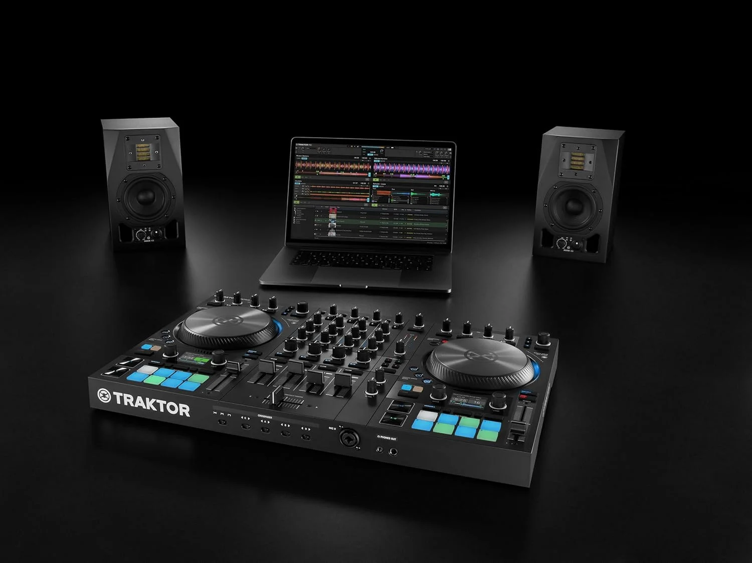 کنترلر دیجی 4 کاناله Native Instruments Traktor Kontrol S4 MK3، سطح کنترل دیجی USB کامل 4 دک، رابط صوتی و سیستم نرمافزاری برای مک و کامپیوتر کنترلر دیجی 4 کاناله Native Instruments Traktor Kontrol S4 MK3، سطح کنترل دیجی USB کامل 4 دک، رابط صوتی و سیستم نرمافزاری برای مک و کامپیوتر