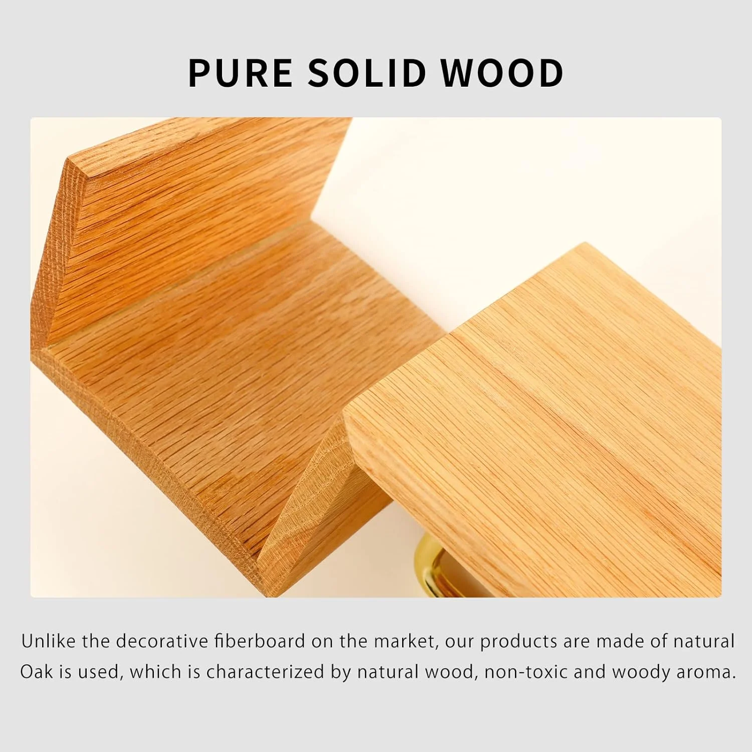 نگهدارنده دستمال توالت چوبی CRAFT KITTIES، نگهدارنده رول توالت چوب بلوط قرمز با قفسه، نگهدارنده دستمال توالت برای حمام، نگهدارنده رول دستمال توالت دیواری، ذخیره سازی (چوب بلوط قرمز)