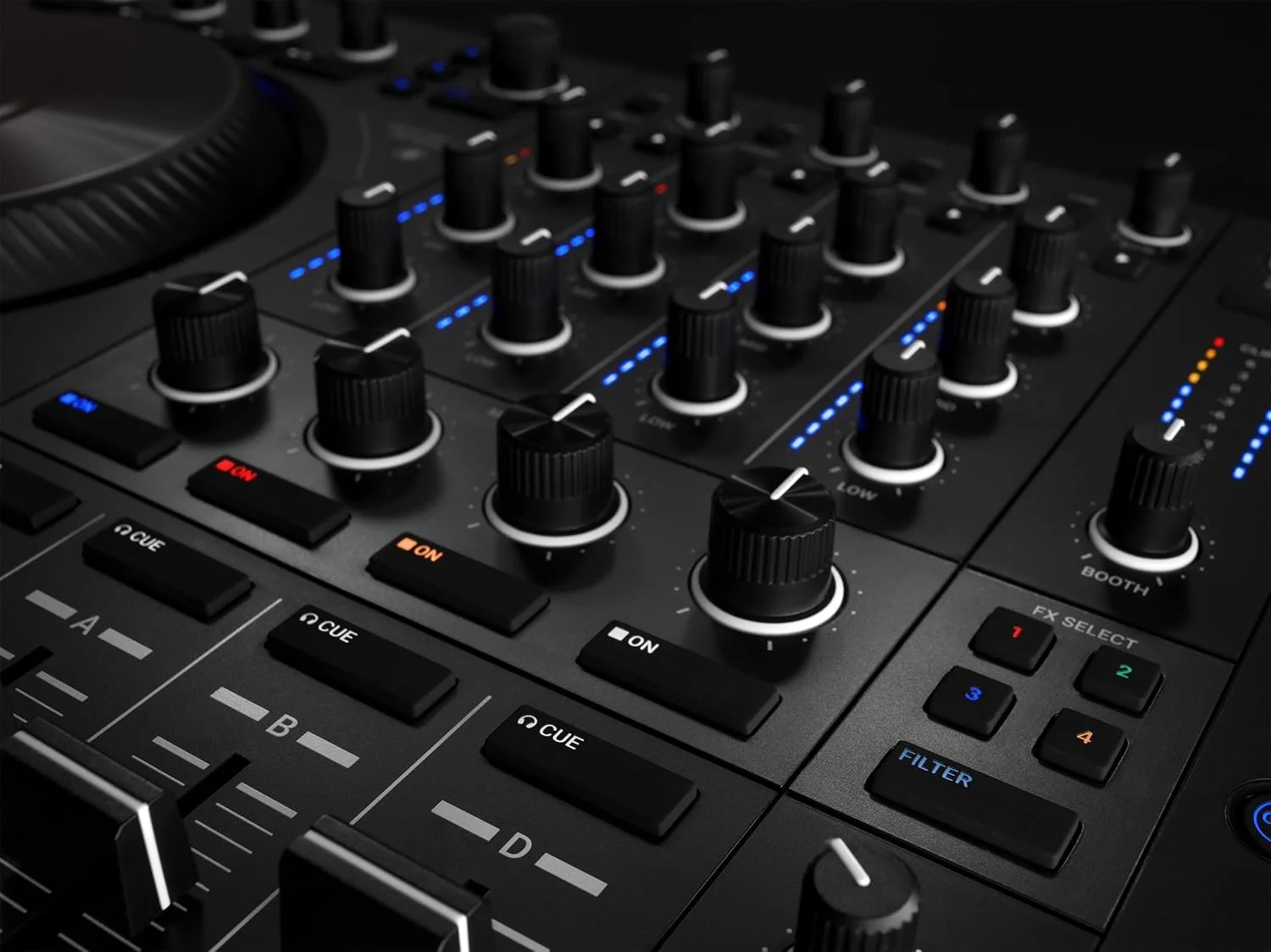 کنترلر دیجی 4 کاناله Native Instruments Traktor Kontrol S4 MK3، سطح کنترل دیجی USB کامل 4 دک، رابط صوتی و سیستم نرمافزاری برای مک و کامپیوتر کنترلر دیجی 4 کاناله Native Instruments Traktor Kontrol S4 MK3، سطح کنترل دیجی USB کامل 4 دک، رابط صوتی و سیستم نرمافزاری برای مک و کامپیوتر