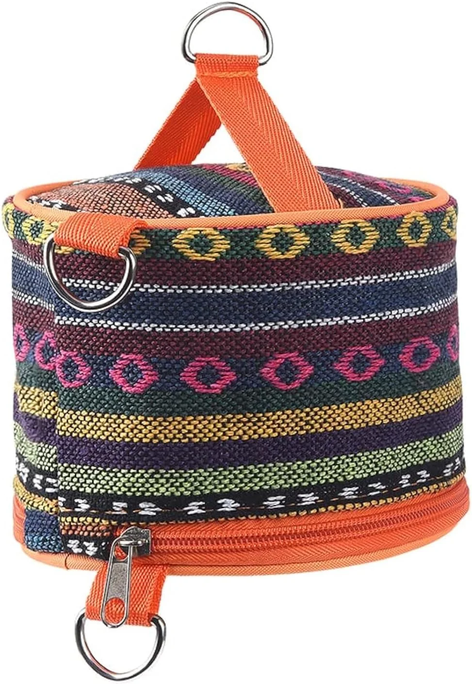 جا دستمال کاغذی قابل حمل ChengFu، دستمال کاغذی قابل استفاده مجدد با محفظه داخلی و قلاب آویز برای کمپینگ و فعالیت های خارج از منزل