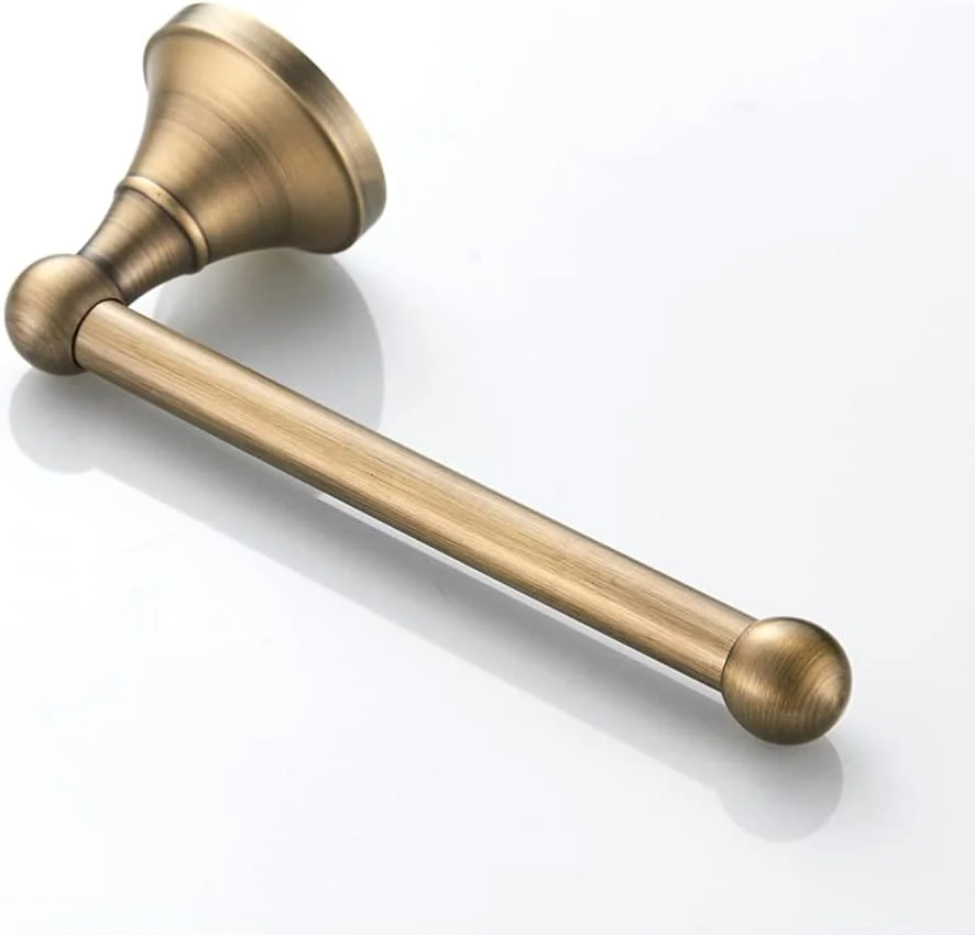 جا دستمال کاغذی توالت Celbon، جنس برنج عتیقه، نصب دیواری، مناسب برای حمام و آشپزخانه، رنگ برنز برس خورده