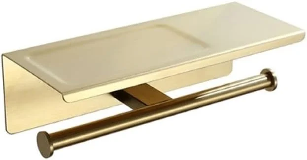 جا دستمال توالت استیل ضد زنگ برس خورده و مشکی و طلایی برس خورده و کروم، جا کاغذی توالت حلقه دوتایی، طلایی برس خورده