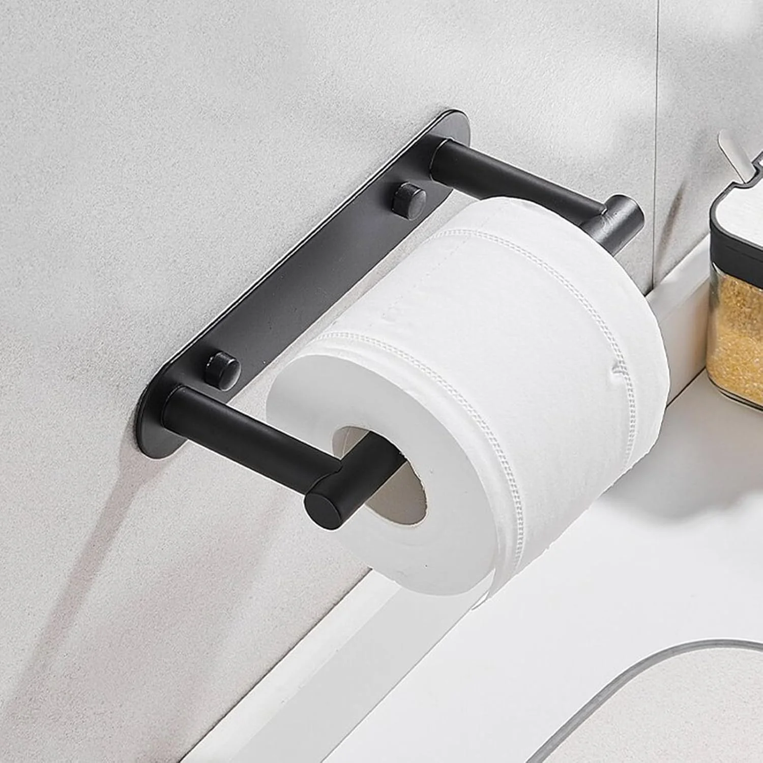 جا دستمال کاغذی رولی استیل حمام با نصب آسان چسبی یا دیواری، جا دستمال توالت چند منظوره جا دستمال کاغذی رولی استیل حمام با نصب آسان چسبی یا دیواری، جا دستمال توالت چند منظوره