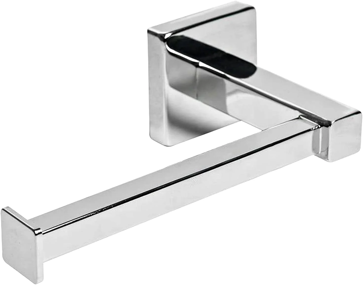 جا دستمال کاغذی توالت، نصب دیواری حمام، استیل ضد زنگ، آویز نگهدارنده رول دستمال کاغذی، روکش کروم براق، پخش کننده حوله، طراحی باز و بادوام برای صرفه جویی در فضا