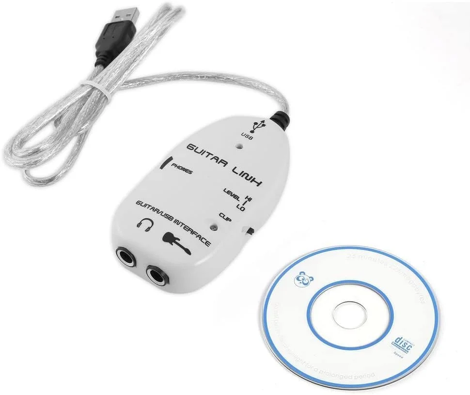 کابل رابط گیتار به USB اسکیدو به همراه CD ضبط صدا برای MAC/PC