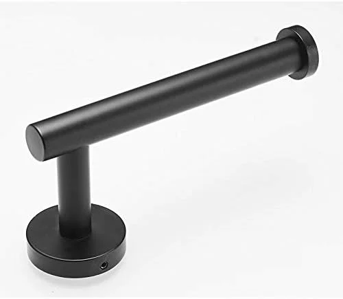 نگهدارنده دستمال توالت مشکی دیواری، قفسه نگهداری دستمال آشپزخانه استیل، جا دستمال کاغذی رولی