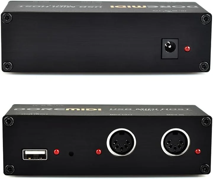 جعبه میزبان USB MIDI با سرعت بالا Fawoonu DOREMiDi، 1 ورودی 1 خروجی 16 کانال MIDI، قابل استفاده برای کلید MIDI، لوله دم برقی، درام برقی، مبدل USB به MIDI، رابط MIDI جعبه میزبان USB MIDI با سرعت بالا Fawoonu DOREMiDi، 1 ورودی 1 خروجی 16 کانال MIDI، قابل استفاده برای کلید MIDI، لوله دم برقی، درام برقی، مبدل USB به MIDI، رابط MIDI