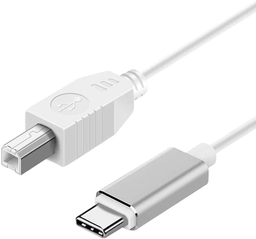 کابل USB C به MIDI MeloAudio، رابط Type C به 2.0 برای اتصال لپ تاپ به کنترلر، کیبورد، پیانو برقی، درام، ساز موسیقی صوتی و موارد دیگر