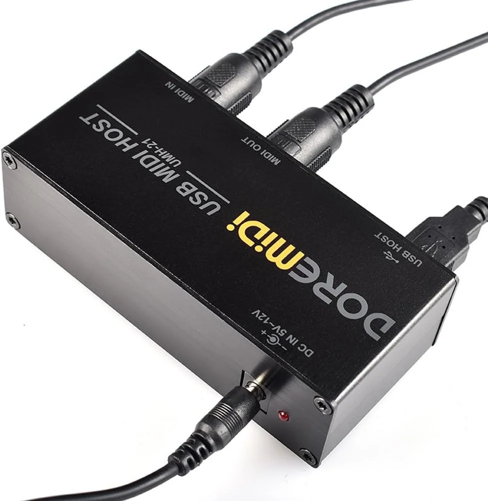 جعبه میزبان USB MIDI با سرعت بالا Fawoonu DOREMiDi، 1 ورودی 1 خروجی 16 کانال MIDI، قابل استفاده برای کلید MIDI، لوله دم برقی، درام برقی، مبدل USB به MIDI، رابط MIDI جعبه میزبان USB MIDI با سرعت بالا Fawoonu DOREMiDi، 1 ورودی 1 خروجی 16 کانال MIDI، قابل استفاده برای کلید MIDI، لوله دم برقی، درام برقی، مبدل USB به MIDI، رابط MIDI