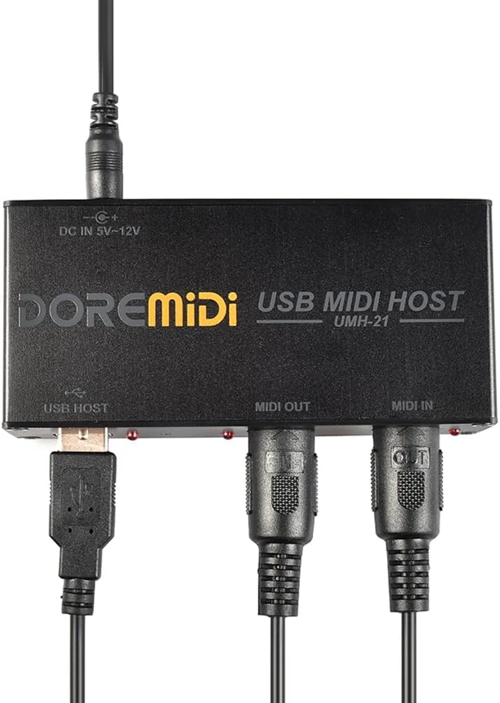 جعبه میزبان USB MIDI با سرعت بالا Fawoonu DOREMiDi، 1 ورودی 1 خروجی 16 کانال MIDI، قابل استفاده برای کلید MIDI، لوله دم برقی، درام برقی، مبدل USB به MIDI، رابط MIDI جعبه میزبان USB MIDI با سرعت بالا Fawoonu DOREMiDi، 1 ورودی 1 خروجی 16 کانال MIDI، قابل استفاده برای کلید MIDI، لوله دم برقی، درام برقی، مبدل USB به MIDI، رابط MIDI