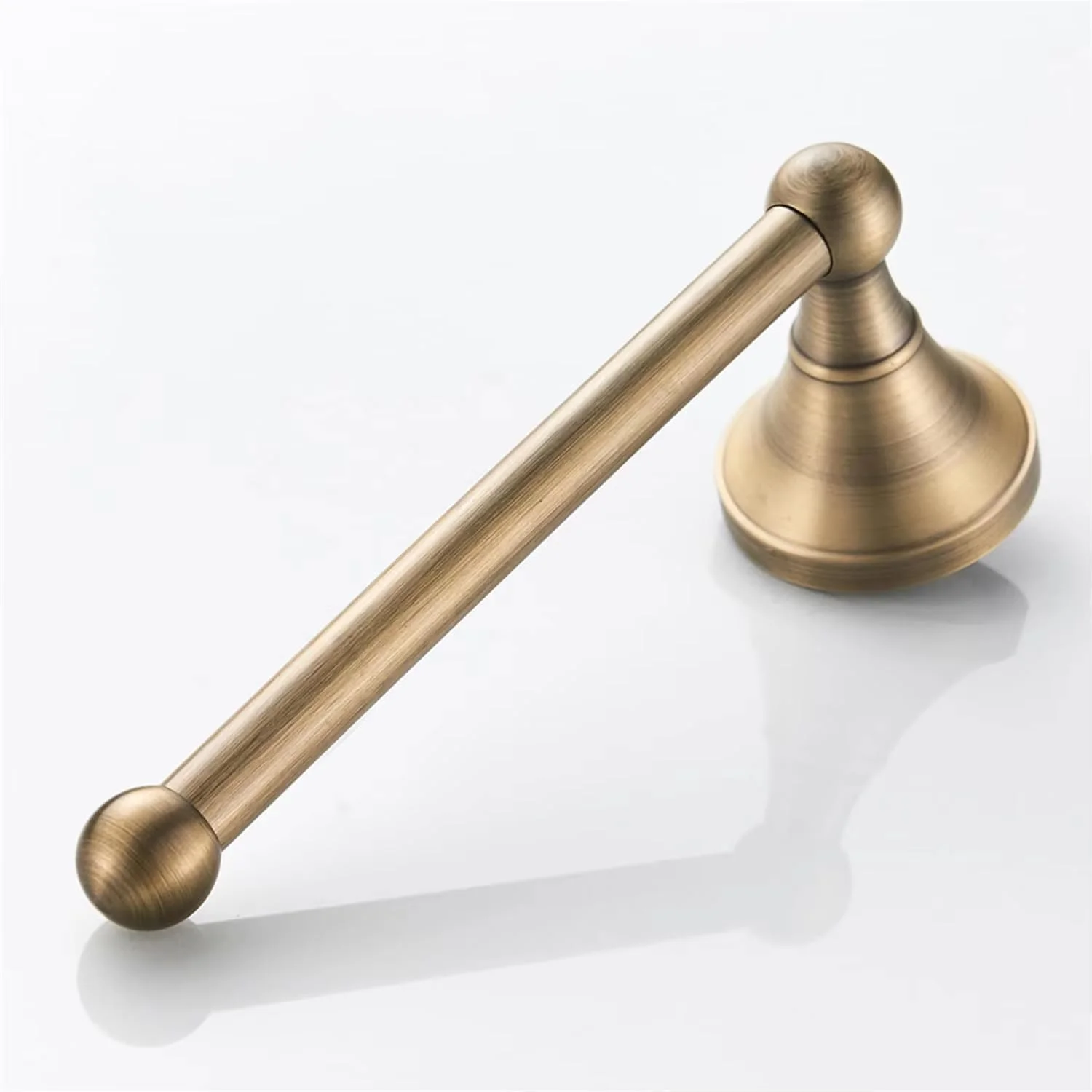 جا دستمال توالت با روکش برنجی عتیقه | جا کاغذی توالت فولادی برنزی | پایه نگهدارنده دستمال توالت قوی، طراحی مدرن و تمیز