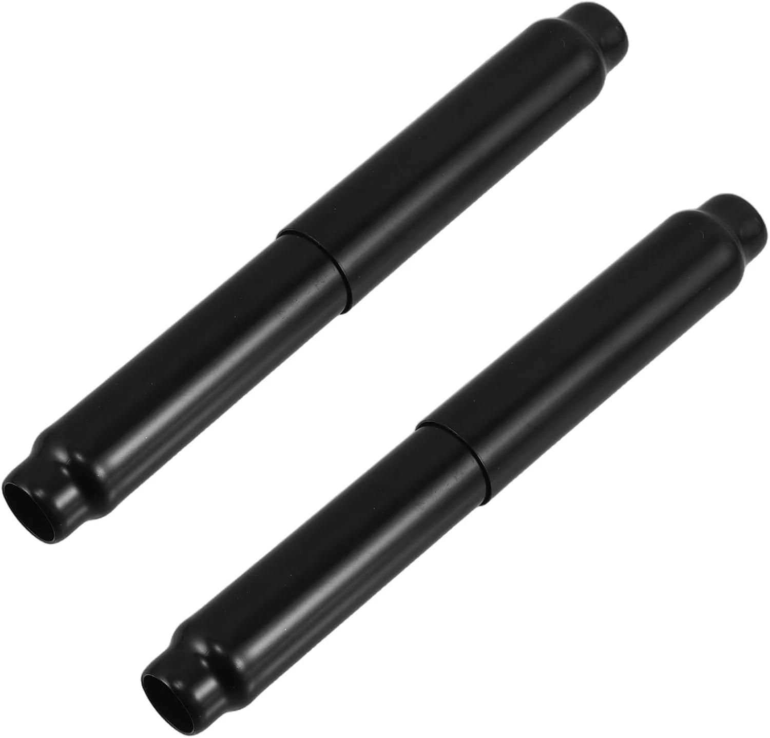 Amosfun 2 عدد میله فنری نگهدارنده دستمال توالت، قابل تنظیم، استیل ضد زنگ، جایگزین میله مشکی
