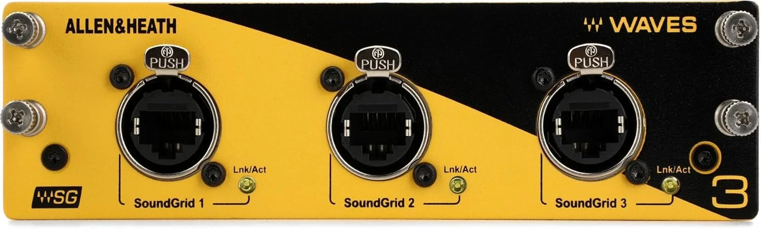 کارت شبکه صوتی Allen & Heath Waves V3 Waves SoundGrid برای dLive