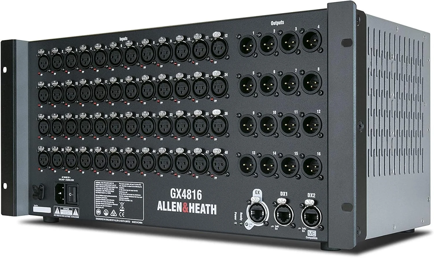 اکسپندر صوتی الن اند هیث GX4816 با 48 ورودی XLR و 16 خروجی XLR با قابلیت اتصال DX و ME اکسپندر صوتی الن اند هیث GX4816 با 48 ورودی XLR و 16 خروجی XLR با قابلیت اتصال DX و ME