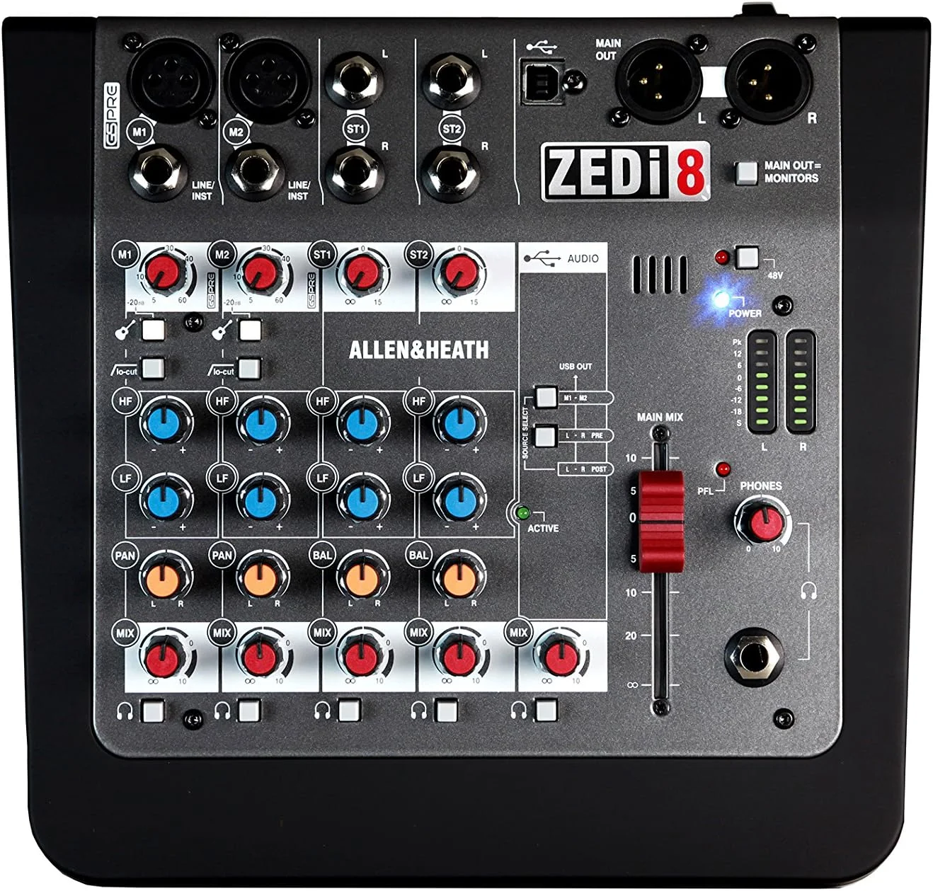 میکسر صوتی/ رابط USB هیبریدی فشرده Allen & Heath ZEDi-8 (AH-ZEDi-8) میکسر صوتی/ رابط USB هیبریدی فشرده Allen & Heath ZEDi-8 (AH-ZEDi-8)