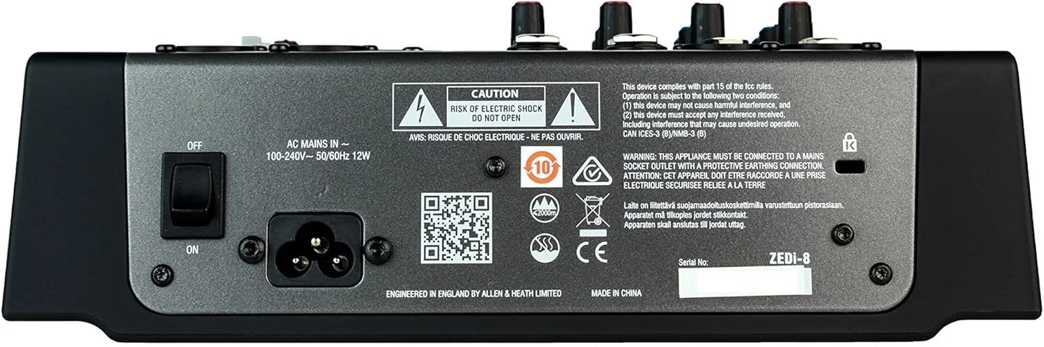 میکسر صوتی/ رابط USB هیبریدی فشرده Allen & Heath ZEDi-8 (AH-ZEDi-8) میکسر صوتی/ رابط USB هیبریدی فشرده Allen & Heath ZEDi-8 (AH-ZEDi-8)