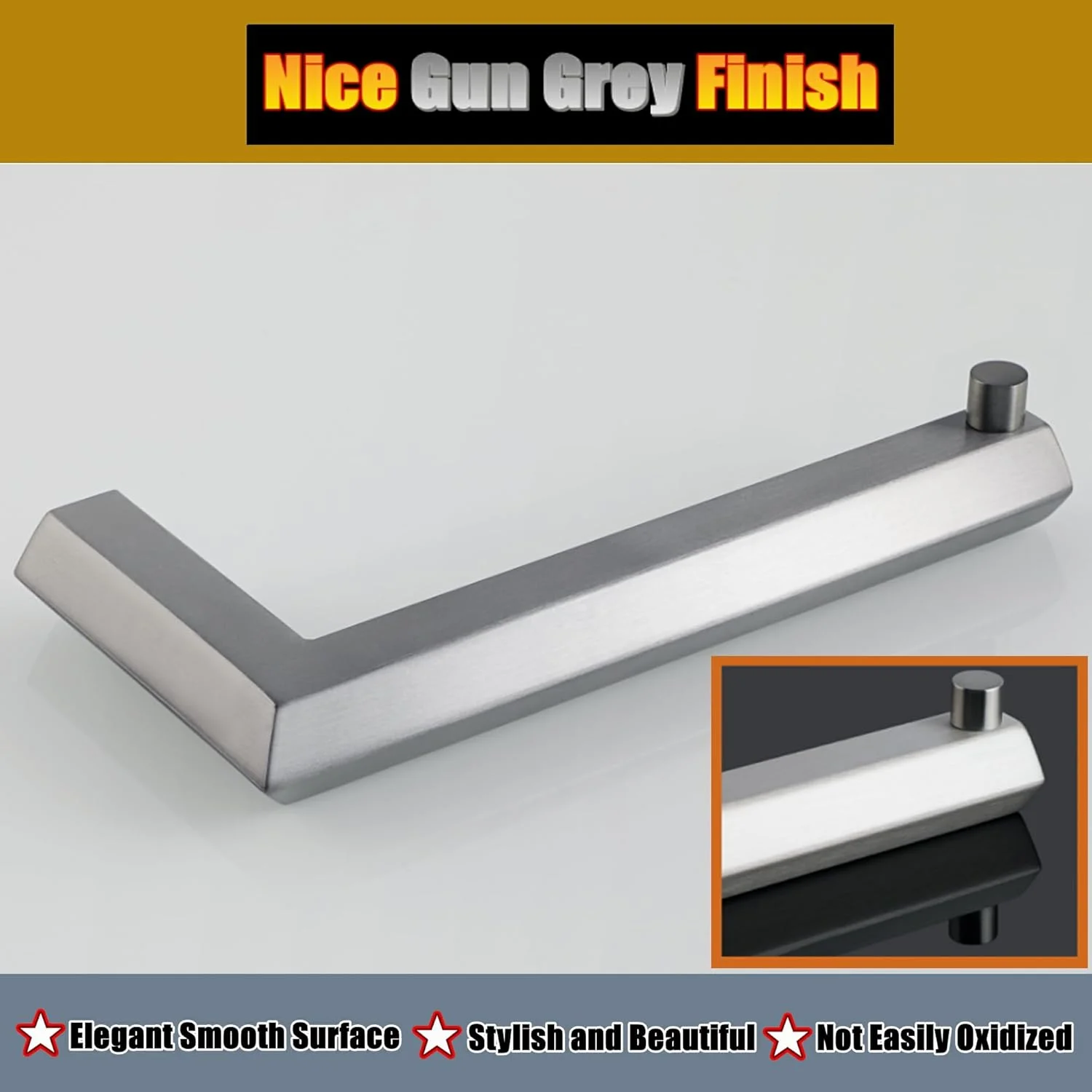 Alise Toilet Paper Holder,Bathroom Tissue Holder Wall Mount Paper Towel Hanger Roll Storage Dispenser,Pentagon Design SUS304 Stainless Steel Paper Rack,Gun Gray Finish Alise Toilet Paper Holder,Bathroom Tissue Holder Wall Mount Paper Towel Hanger Roll Storage Dispenser,Pentagon Design SUS304 Stainless Steel Paper Rack,Gun Gray Finish