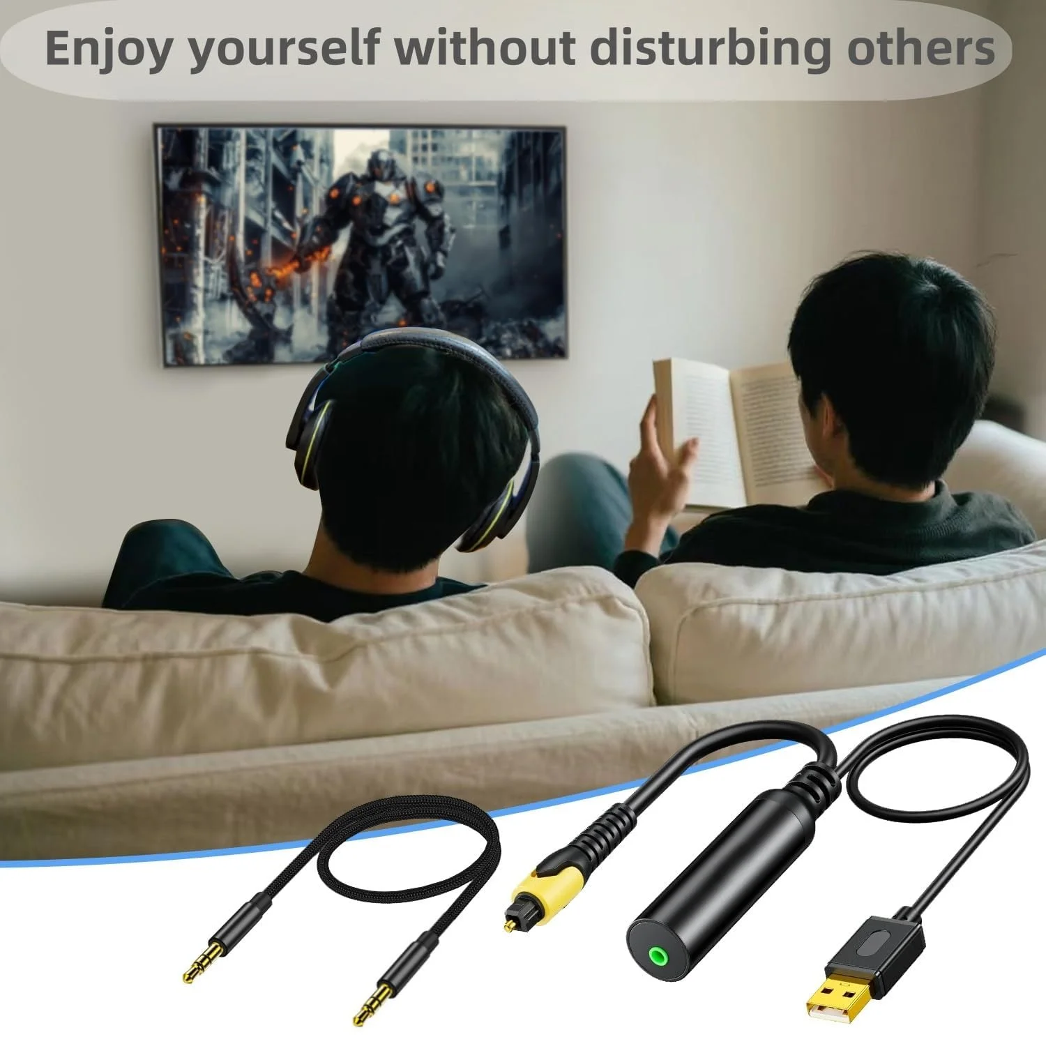 مبدل صوتی دیجیتال به آنالوگ با کیفیت بالا 192 کیلوهرتز، آداپتور Toslink Optical SPDIF به AUX 3.5 میلیمتری، رابط صوتی یک طرفه برای HDTV، PS4، پخش کننده DVD، ست تاپ باکس، سینمای خانگی مبدل صوتی دیجیتال به آنالوگ با کیفیت بالا 192 کیلوهرتز، آداپتور Toslink Optical SPDIF به AUX 3.5 میلیمتری، رابط صوتی یک طرفه برای HDTV، PS4، پخش کننده DVD، ست تاپ باکس، سینمای خانگی