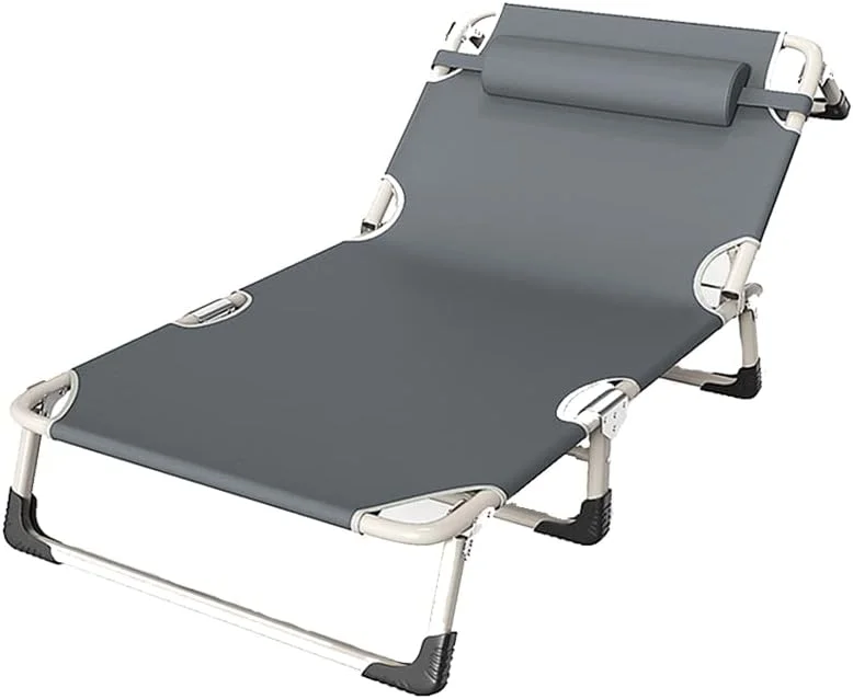 تخت استراحت اداری ALSODI، تخت تاشو تک نفره مناسب فضای باز، تخت تاشو مقاوم در برابر فشار و سایش، صندلی تاشو تختخواب شو، خاکستری تخت استراحت اداری ALSODI، تخت تاشو تک نفره مناسب فضای باز، تخت تاشو مقاوم در برابر فشار و سایش، صندلی تاشو تختخواب شو، خاکستری