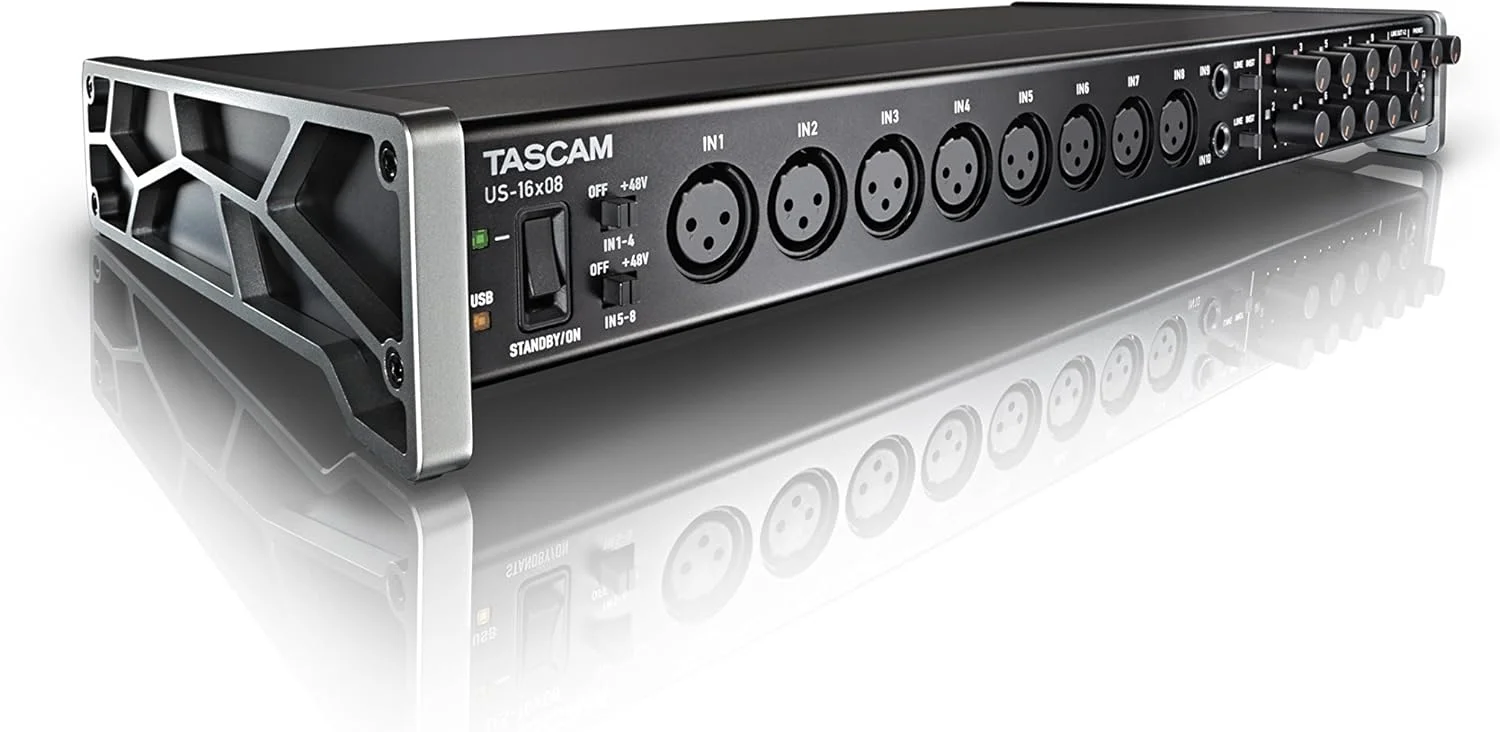 کارت صدا / MIDI Tascam US-16x08 (ورودی 16 / خروجی 8)