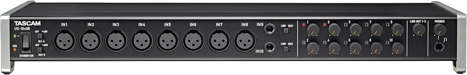 کارت صدا / MIDI Tascam US-16x08 (ورودی 16 / خروجی 8) کارت صدا / MIDI Tascam US-16x08 (ورودی 16 / خروجی 8)