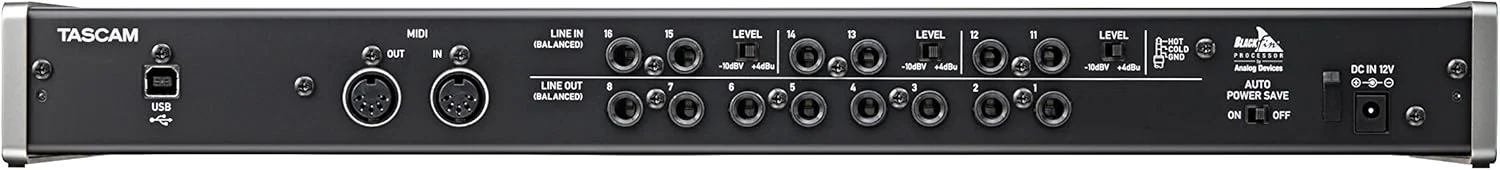 کارت صدا / MIDI Tascam US-16x08 (ورودی 16 / خروجی 8) کارت صدا / MIDI Tascam US-16x08 (ورودی 16 / خروجی 8)