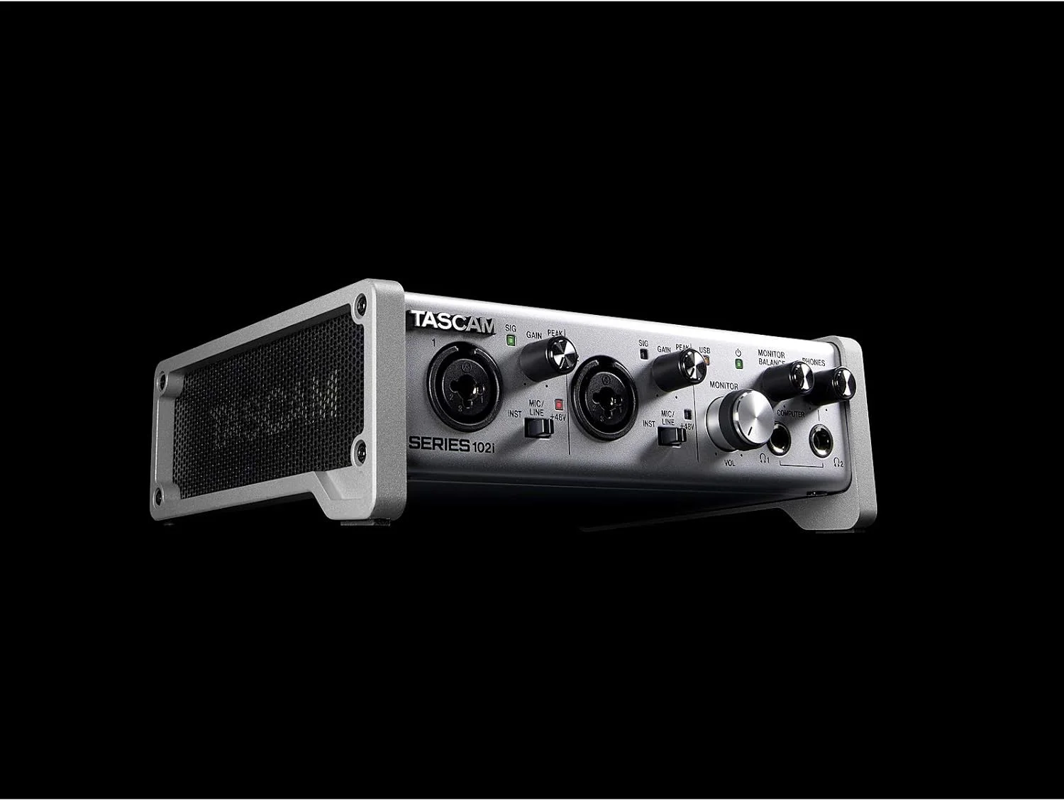 اینترفیس صوتی/MIDI یواسبی Tascam 102i با 10 ورودی/2 خروجی، سری 102i اینترفیس صوتی/MIDI یواسبی Tascam 102i با 10 ورودی/2 خروجی، سری 102i