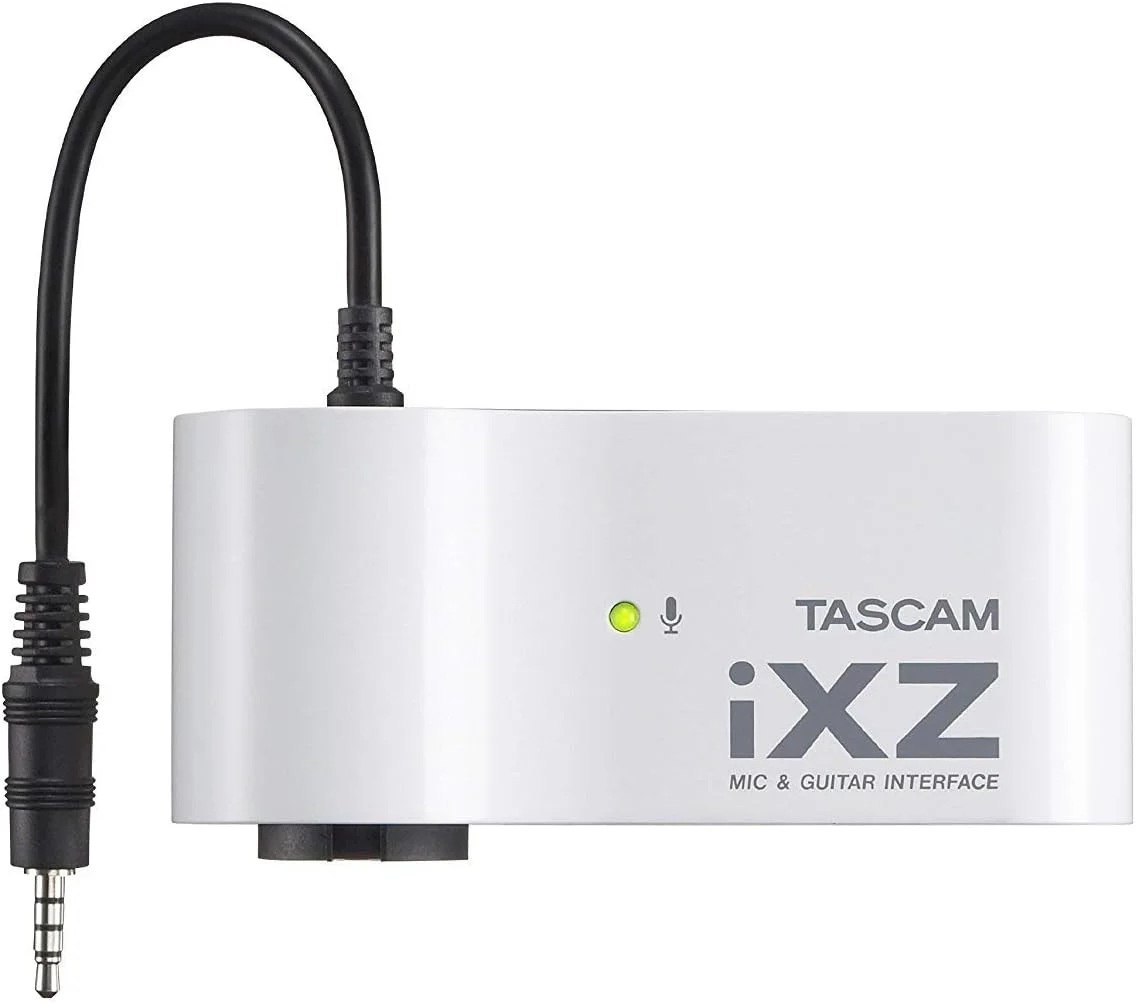 اینترفیس میکروفون/گیتار Tascam iXZ برای آیپد/آیفون/آیپاد اینترفیس میکروفون/گیتار Tascam iXZ برای آیپد/آیفون/آیپاد