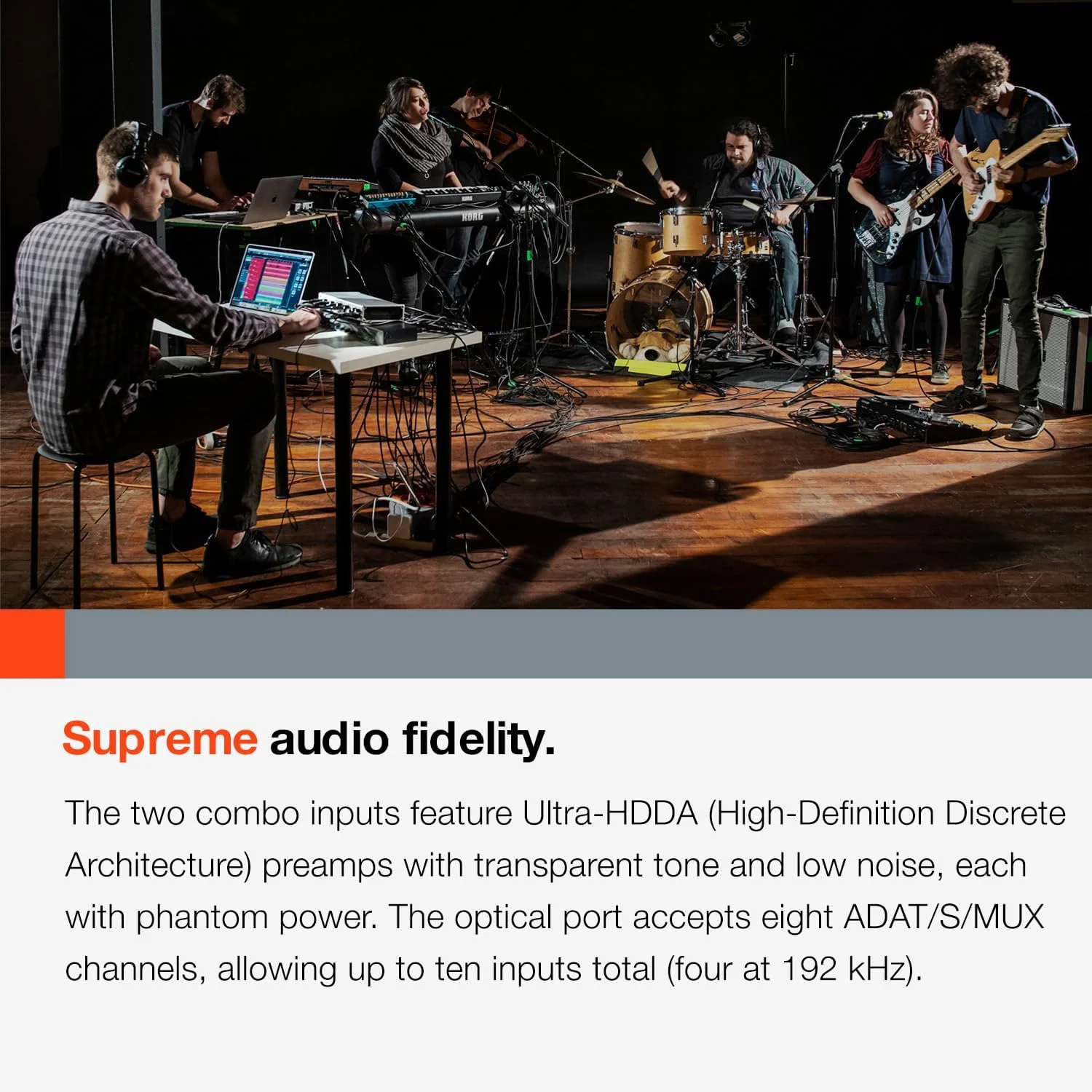 کارت صدای USB تسکم SERIES 102i با 10 ورودی/2 خروجی به همراه MIDI و نرم افزار ضبط DAW برای آهنگسازی، پادکست و ضبط صدا کارت صدای USB تسکم SERIES 102i با 10 ورودی/2 خروجی به همراه MIDI و نرم افزار ضبط DAW برای آهنگسازی، پادکست و ضبط صدا