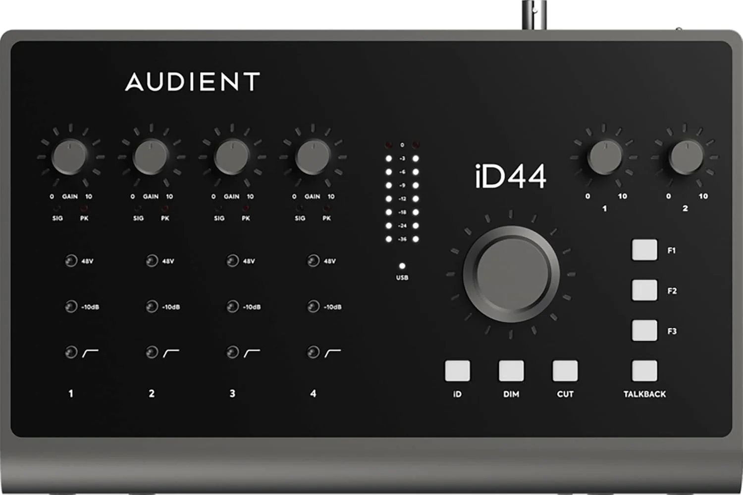باندل کارت صدای USB آدینت ID44MKII به همراه 2 کابل ساز، 2 کابل XLR و پارچه پولیش آستین بازار باندل کارت صدای USB آدینت ID44MKII به همراه 2 کابل ساز، 2 کابل XLR و پارچه پولیش آستین بازار