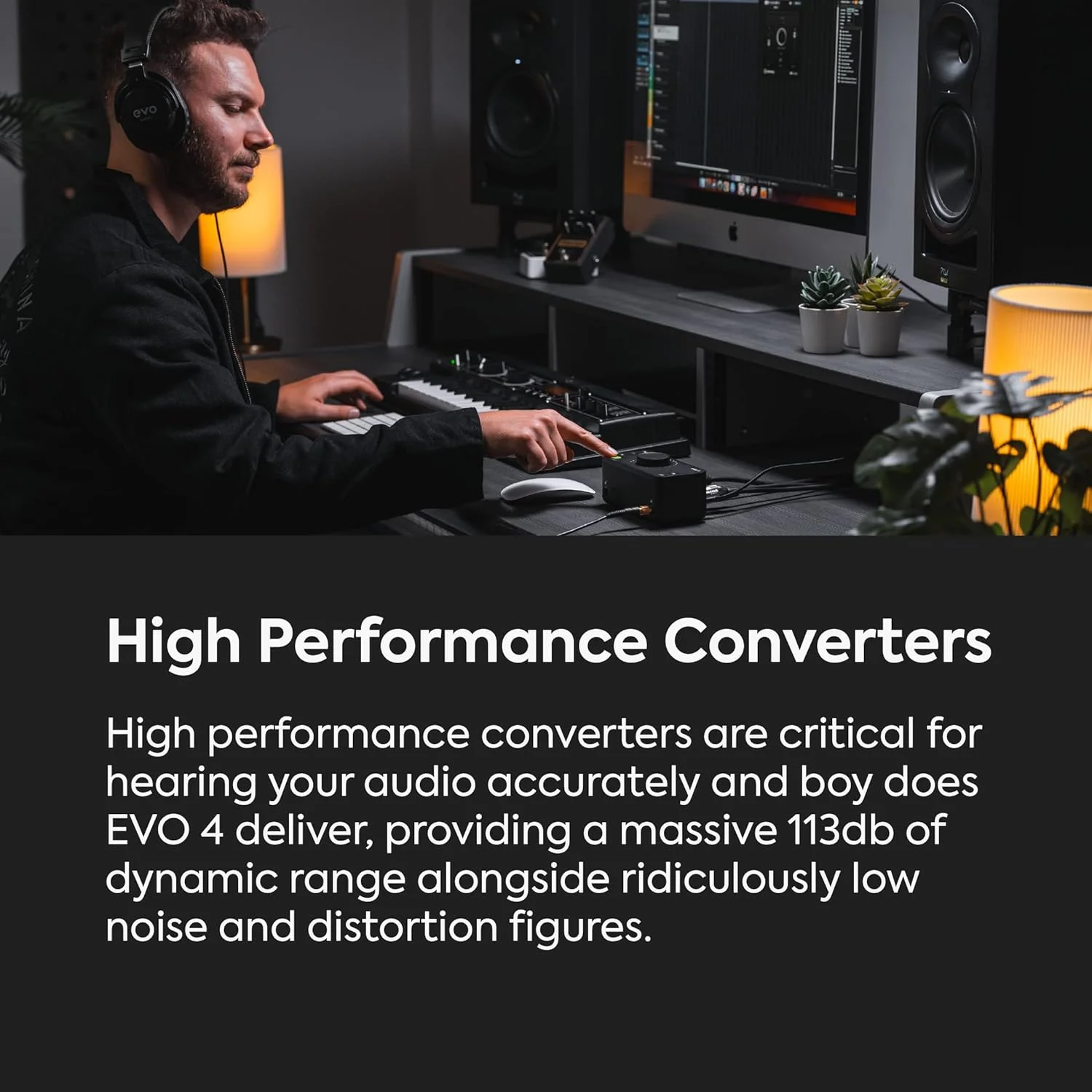 اینترفیس صوتی USB اودینت EVO 4 2x2 با تاخیر بسیار کم اینترفیس صوتی USB اودینت EVO 4 2x2 با تاخیر بسیار کم