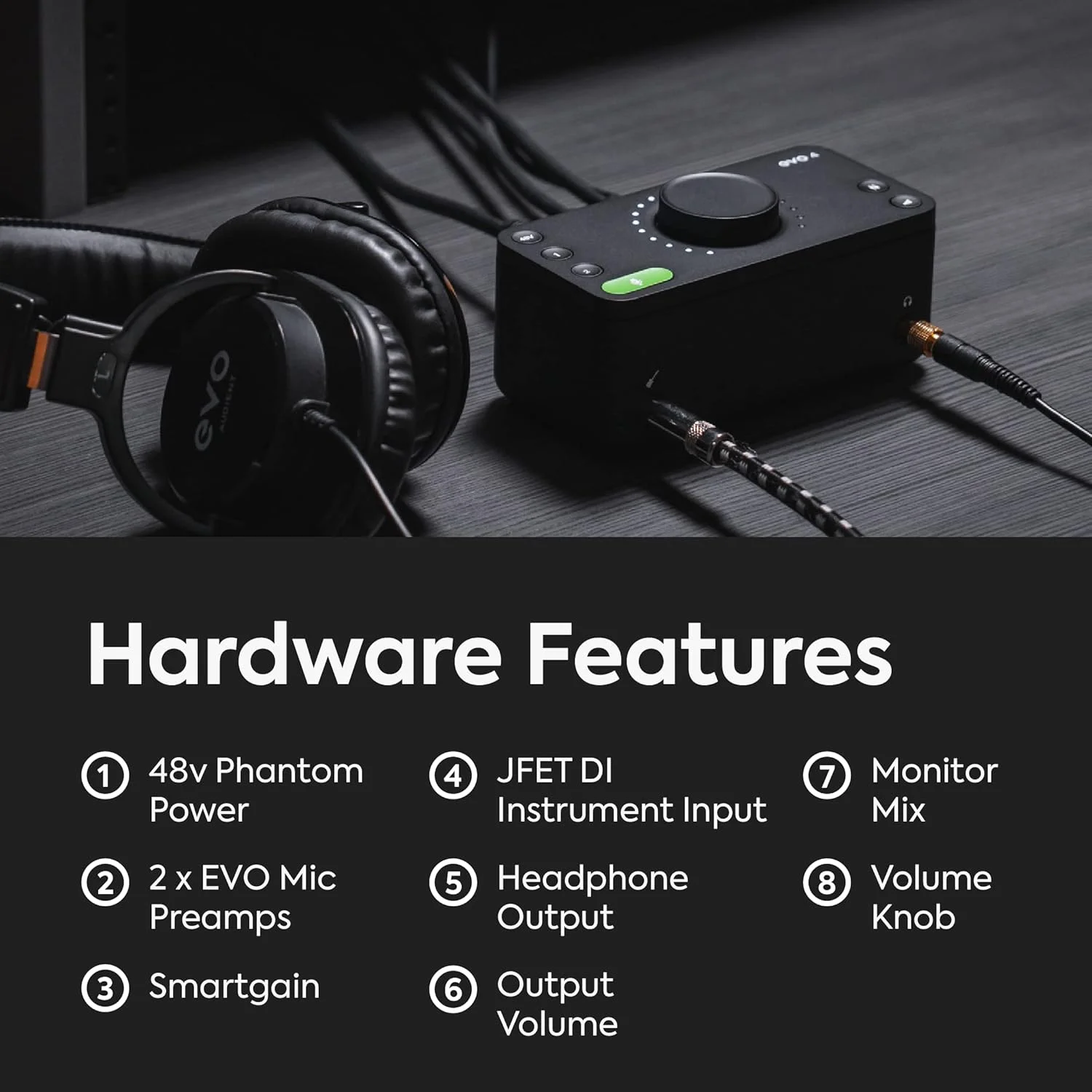 اینترفیس صوتی USB اودینت EVO 4 2x2 با تاخیر بسیار کم اینترفیس صوتی USB اودینت EVO 4 2x2 با تاخیر بسیار کم