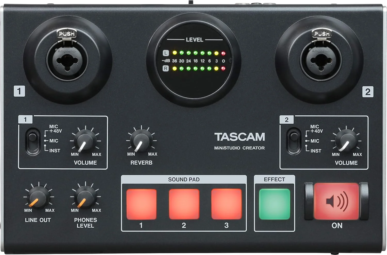 کارت صدای TASCAM MiNiSTUDIO Creator US-42B کارت صدای TASCAM MiNiSTUDIO Creator US-42B
