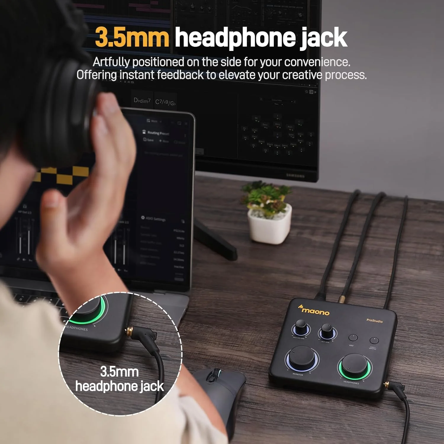 کارت صدای USB مائونو مدل PS22 Lite: رابط XLR حرفه ای 24 بیت/192 کیلوهرتز با نرم افزار مسیریابی - مناسب ضبط موسیقی، گیتار، پادکست و استریم کارت صدای USB مائونو مدل PS22 Lite: رابط XLR حرفه ای 24 بیت/192 کیلوهرتز با نرم افزار مسیریابی - مناسب ضبط موسیقی، گیتار، پادکست و استریم