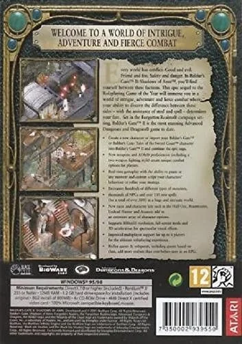 Interplay Baldur's Gate II: Shadows of Amn /PC Interplay Baldur's Gate II: Shadows of Amn /PC