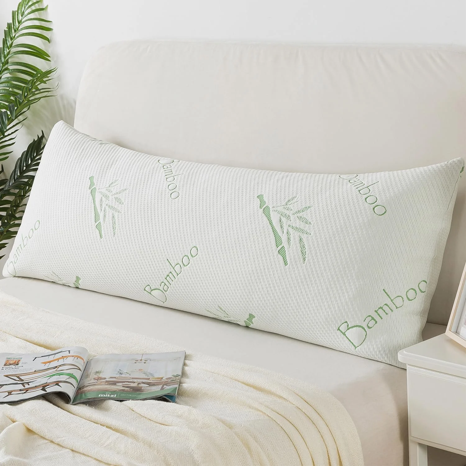 بالش تمام بدن Cretopwin برای بزرگسالان، بالش بلند فوم خرد شده برای خوابیدن، بالش بارداری با روکش قابل جابجایی، بالش های محکم برای بغل کردن برای خوابیدن به پهلو و پشت