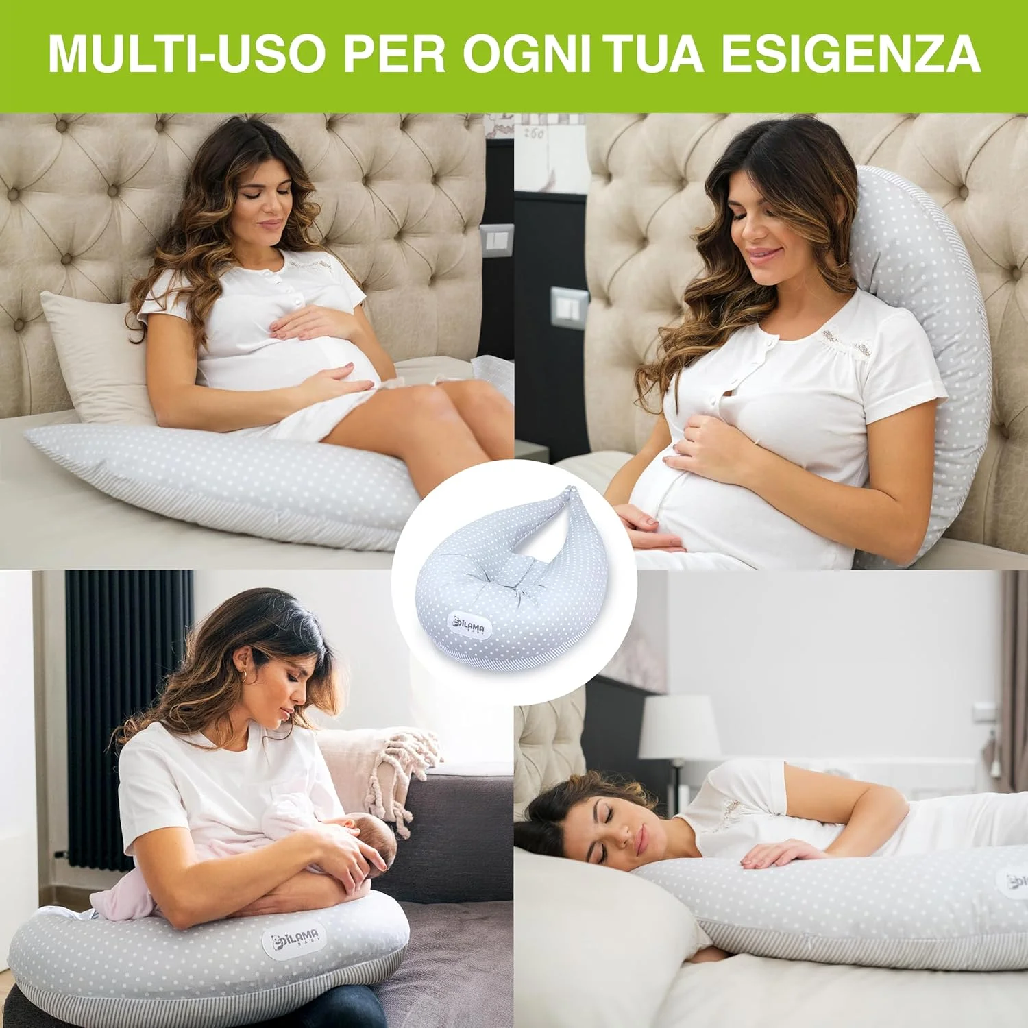 بالش بارداری دیلامابی، خوابی راحت با فوم حافظهدار و توپکهای فیبری - بالش شیردهی برای نوزادان و کودکان - چند منظوره، قابل استفاده به عنوان بالش بارداری و بالش شیردهی بالش بارداری دیلامابی، خوابی راحت با فوم حافظهدار و توپکهای فیبری - بالش شیردهی برای نوزادان و کودکان - چند منظوره، قابل استفاده به عنوان بالش بارداری و بالش شیردهی