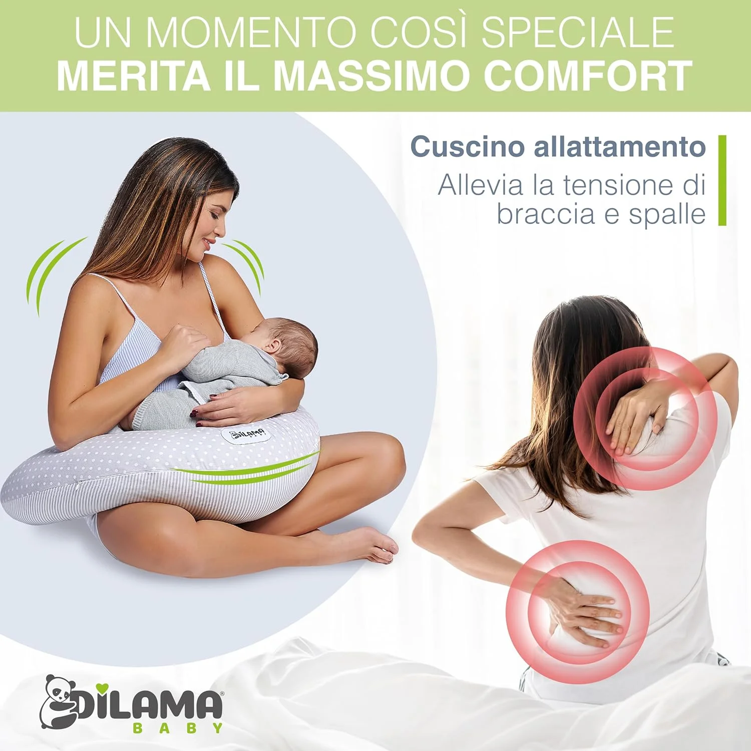 بالش بارداری دیلامابی، خوابی راحت با فوم حافظهدار و توپکهای فیبری - بالش شیردهی برای نوزادان و کودکان - چند منظوره، قابل استفاده به عنوان بالش بارداری و بالش شیردهی بالش بارداری دیلامابی، خوابی راحت با فوم حافظهدار و توپکهای فیبری - بالش شیردهی برای نوزادان و کودکان - چند منظوره، قابل استفاده به عنوان بالش بارداری و بالش شیردهی