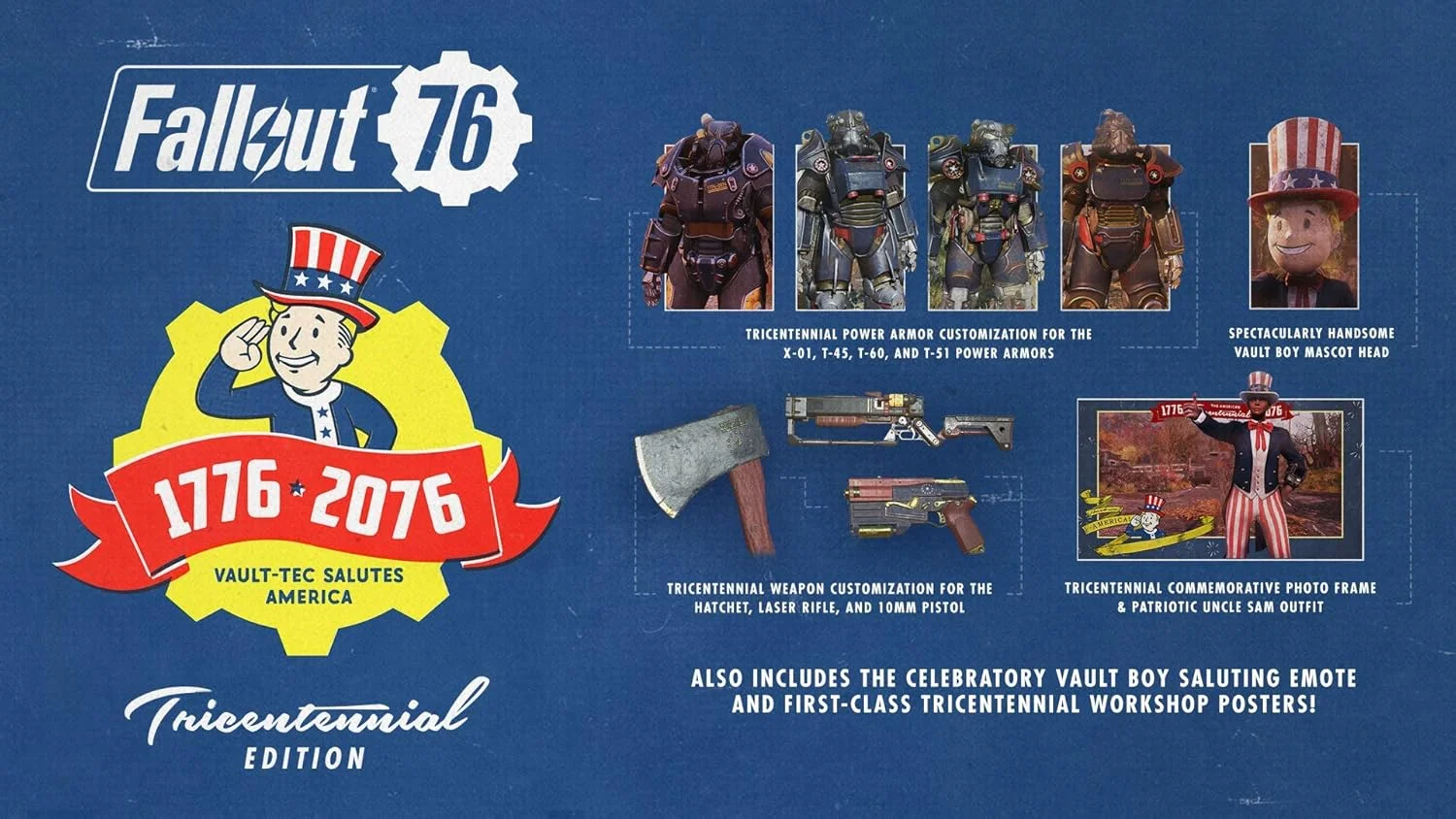 Fallout 76 - نسخه Tricentennial برای PC Fallout 76 - نسخه Tricentennial برای PC