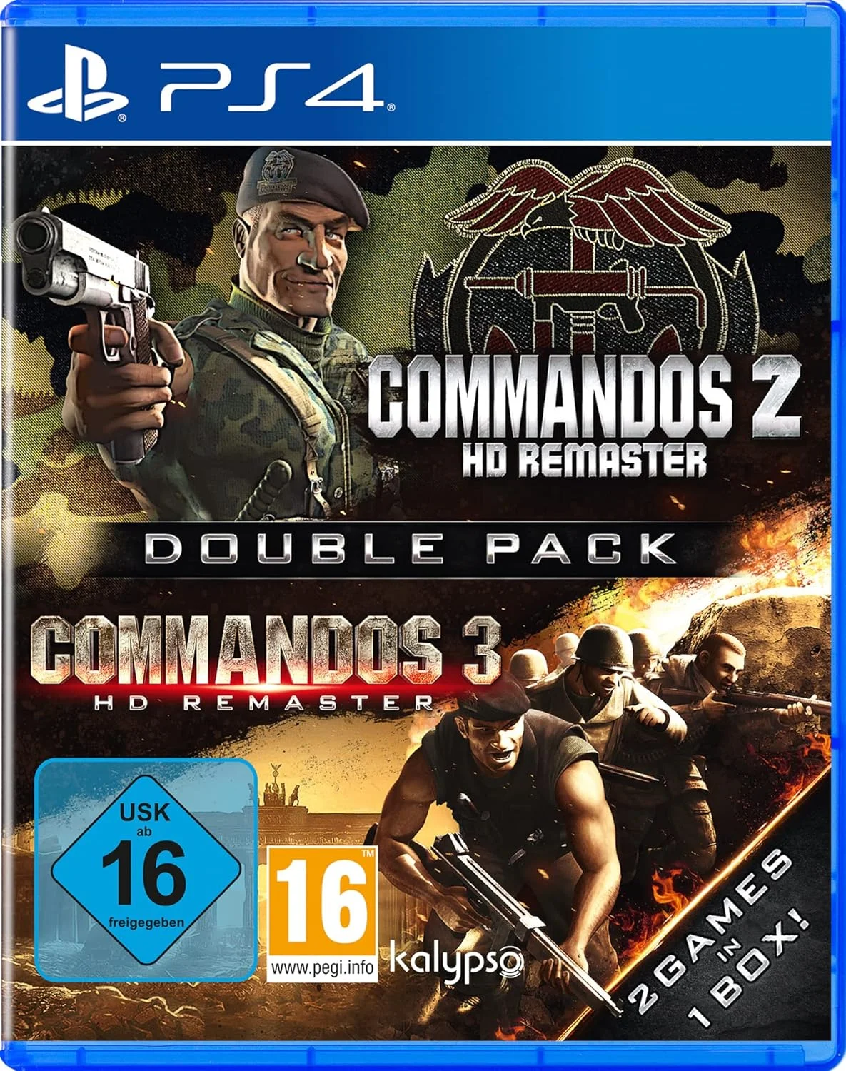 Kalypso Commandos 2 & 3 - بسته دوتایی بازسازی شده با کیفیت HD (پلی استیشن 4)