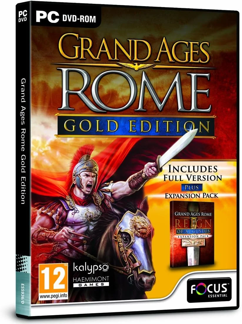 Grand Ages Rome - نسخه طلایی (DVD کامپیوتر)