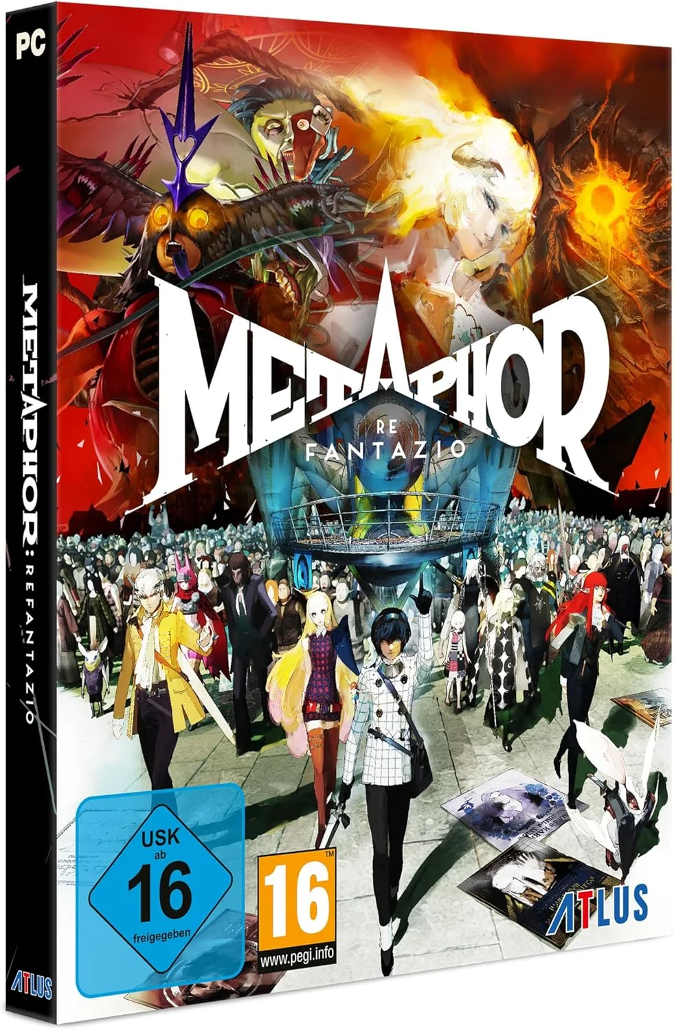 نسخه استیل بوک بازی آتلوس متافور: ReFantazio (کد داخل جعبه) (PC) (64 بیتی) نسخه استیل بوک بازی آتلوس متافور: ReFantazio (کد داخل جعبه) (PC) (64 بیتی)