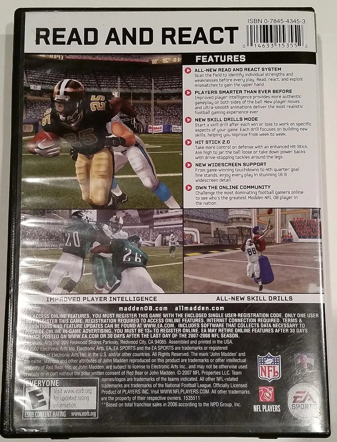 بازی Madden NFL 08 از Electronic Arts - نسخه DVD برای PC بازی Madden NFL 08 از Electronic Arts - نسخه DVD برای PC