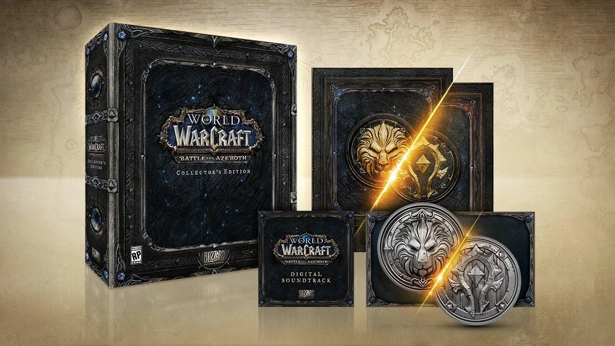 Blizzard PC نسخه کلکسیونی WORLD OF WARCRAFT BATTLE FOR AZEROTH Blizzard PC نسخه کلکسیونی WORLD OF WARCRAFT BATTLE FOR AZEROTH