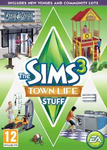 Electronic Arts The Sims 3: Town Life Stuff (DVD برای PC/Mac)
