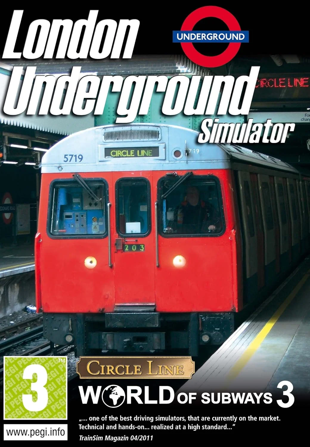 شبیه ساز مترو لندن - World of Subways 3 (PC CD)