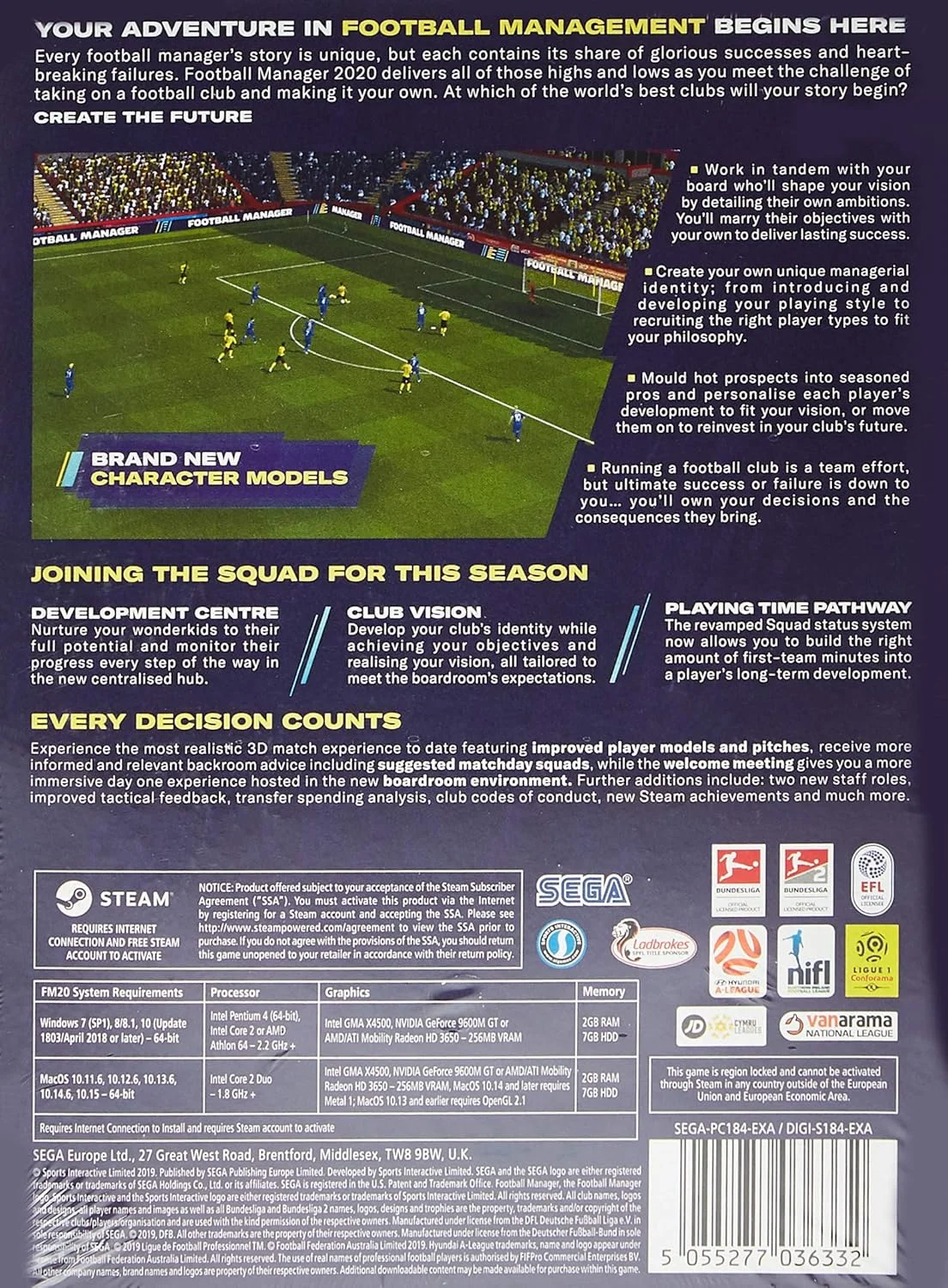 سی دی بازی SEGA Football Manager 2020 برای کامپیوتر سی دی بازی SEGA Football Manager 2020 برای کامپیوتر
