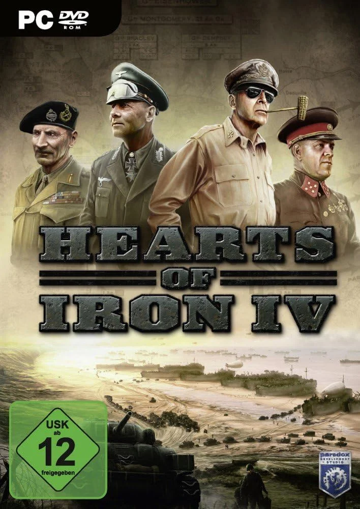 بازی کامپیوتری Hearts of Iron IV از Paradox Interactive (نسخه 64 بیتی)