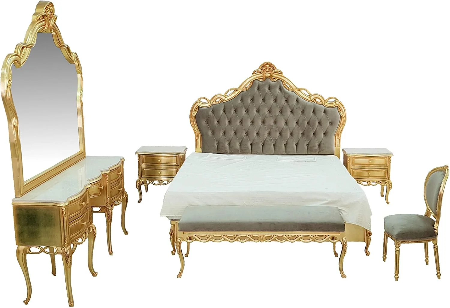 سرویس خواب 5 تکه رز کلاسیک